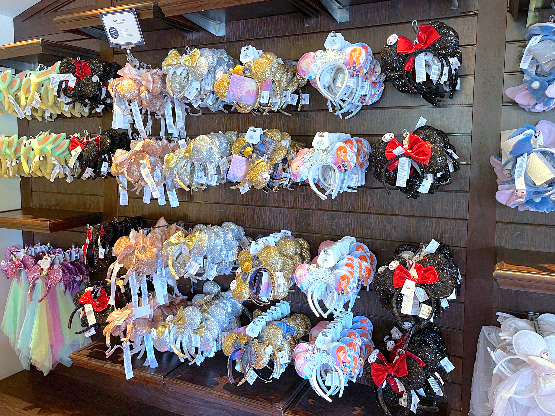 パリディズニーのカチューシャ一覧！スパンコールやプリンセス、パリ